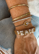 Load image into Gallery viewer, Peace Beaded Leather Bracelet