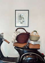 Load image into Gallery viewer, Bolga Basket - chocolate