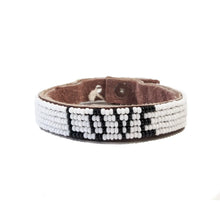 Load image into Gallery viewer, Love Beaded Leather Bracelet