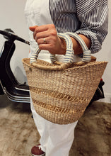 Load image into Gallery viewer, Petite Wing Shopper - Fabric Handles