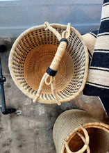 Load image into Gallery viewer, Bolga Basket - Check