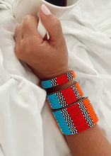 Load image into Gallery viewer, Tanzanian Multi Atlas Leather Bracelet