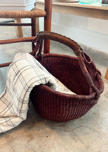 Load image into Gallery viewer, Bolga Basket - chocolate