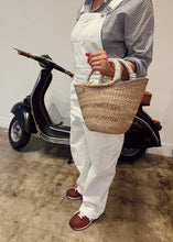 Load image into Gallery viewer, Petite Wing Shopper - Fabric Handles