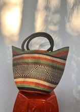 Load image into Gallery viewer, Wing Shopper - lime/orange stripe