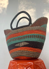 Load image into Gallery viewer, Wing Shopper - turquoise/orange