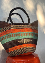 Load image into Gallery viewer, Wing Shopper - turquoise/orange