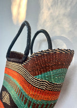 Load image into Gallery viewer, Wing Shopper - turquoise/orange