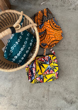 Load image into Gallery viewer, African Wax Fabric Pouches