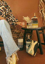 Load image into Gallery viewer, Rwandan Woven Vase/Wine Holder - multicolor