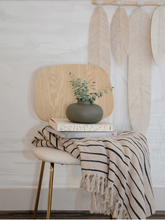 Load image into Gallery viewer, Striped Recycled Cotton Throw