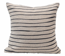 Load image into Gallery viewer, Striped Recycled Cotton Pillow
