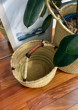 Load image into Gallery viewer, Bolga Basket - Orange/Green