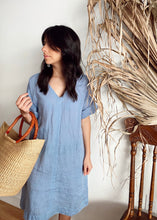 Load image into Gallery viewer, Natural Wing Shopper - Cognac Handles