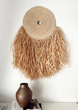 Load image into Gallery viewer, Fringed Wall Disk - Natural