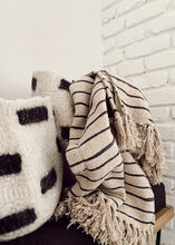 Load image into Gallery viewer, Striped Recycled Cotton Throw