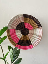 Load image into Gallery viewer, 12” Pinks + Tan Bowl