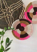 Load image into Gallery viewer, 12” Pinks + Tan Bowl