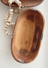 Load image into Gallery viewer, X-Large Oval Carved Olive Wood Bowl