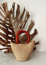 Load image into Gallery viewer, Petite Wing Shopper - Cognac Leather