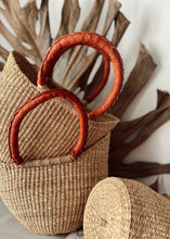 Load image into Gallery viewer, Petite Wing Shopper - Cognac Leather