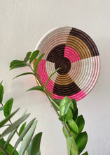 Load image into Gallery viewer, 12” Pinks + Tan Bowl