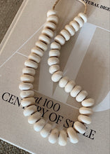 Load image into Gallery viewer, Kenyan White Organic Beads