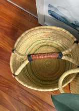Load image into Gallery viewer, Bolga Basket - Orange/Green