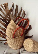 Load image into Gallery viewer, Petite Wing Shopper - Cognac Leather