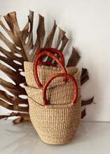 Load image into Gallery viewer, Petite Wing Shopper - Cognac Leather