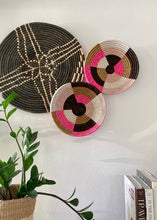 Load image into Gallery viewer, 12” Pinks + Tan Bowl