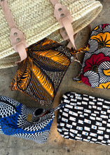Load image into Gallery viewer, African Wax Fabric Pouches
