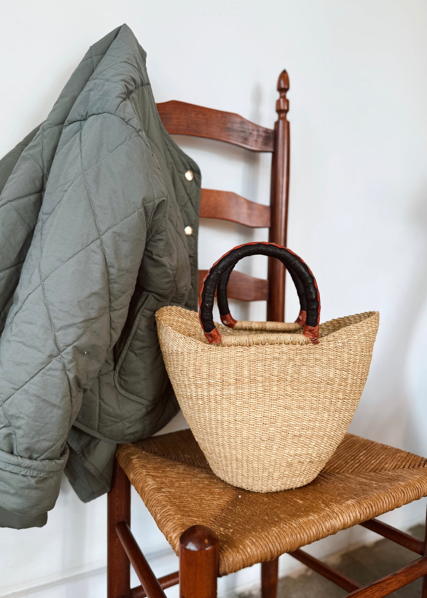 Petite Wing Shopper - Twisted Leather