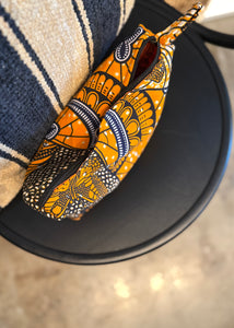 African Wax Fabric Pouches