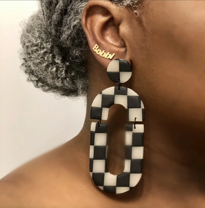Checkerboard Earrings