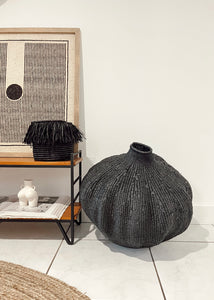 Gourd Shape Basket - Black or White