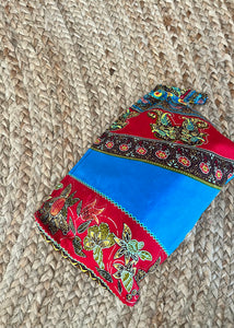 African Wax Fabric Pouch
