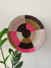 Load image into Gallery viewer, 12” Pinks + Tan Bowl
