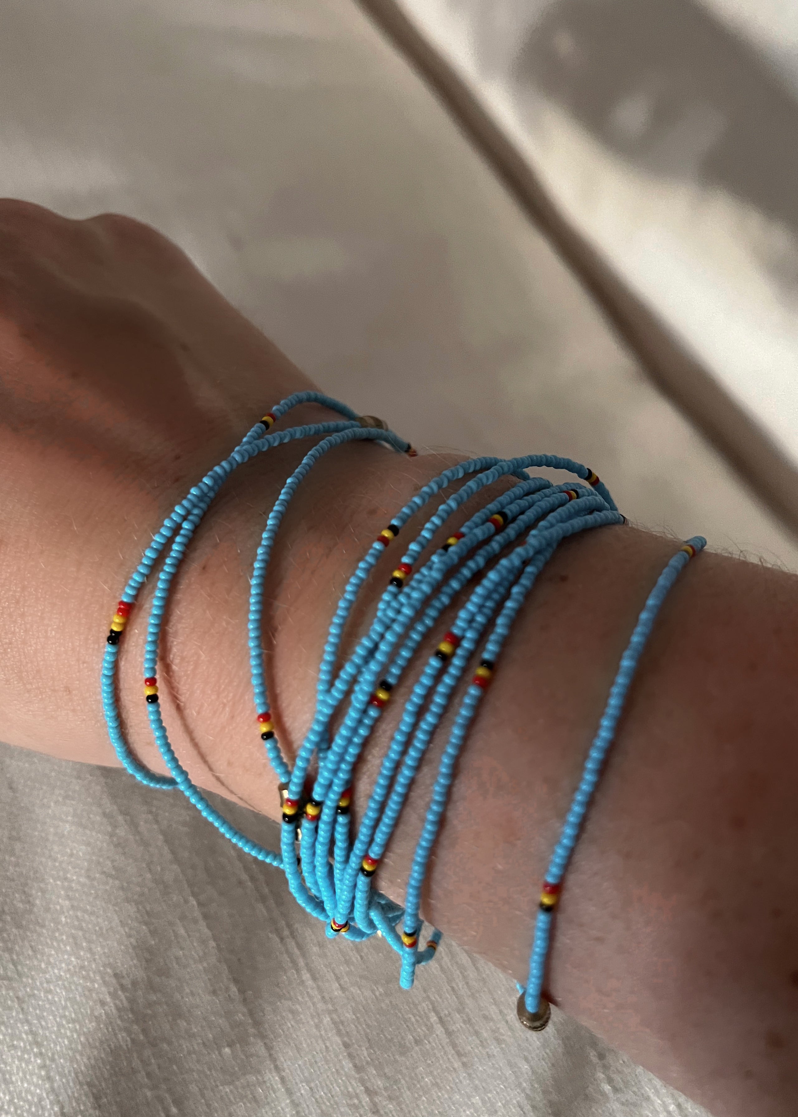 Seed Bead Bracelet Turquoise – THE PULL