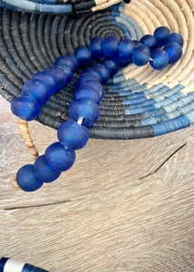 Ghanaian Recycled Glass Beads - Medium