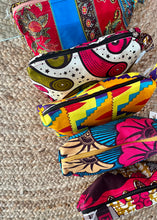 Load image into Gallery viewer, African Wax Fabric Pouch
